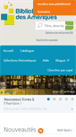 Mobile Screenshot of bibliothequedesameriques.com
